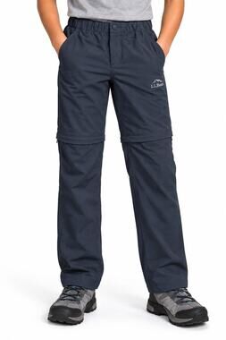 LL Bean Kids Zip-Off Cresta Hiking Pants Size 14